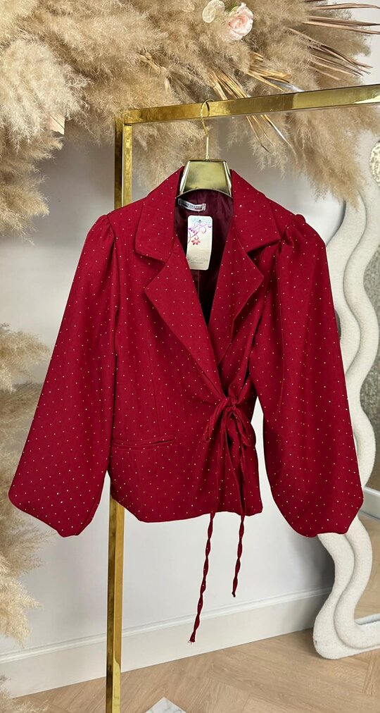 STRIK DIAMOND BLAZER RED