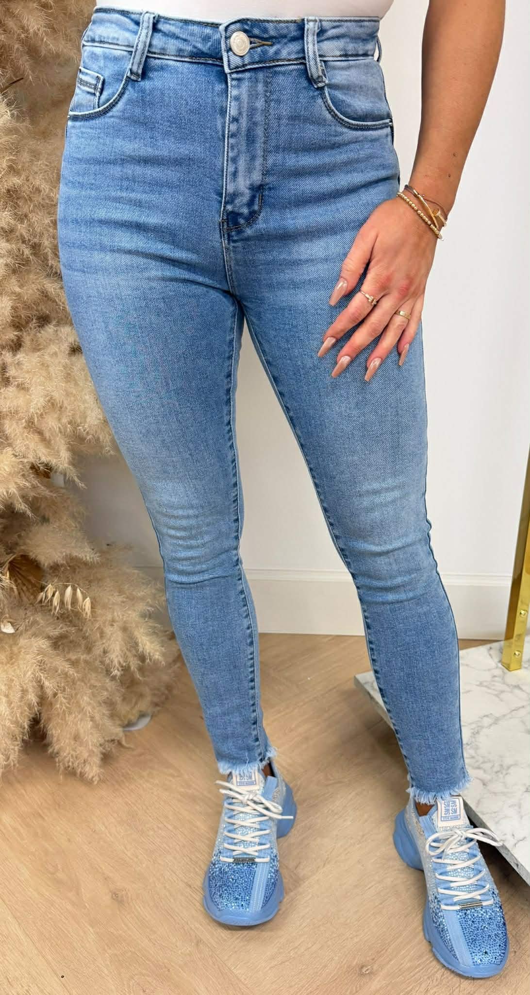 DENIM STYLE SKINNY 6986 JEANSBLUE