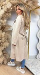 SUEDINE TRENCHCOAT BEIGE