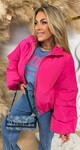 OVERSIZED PUFFER BOMBERJACKET PINK
