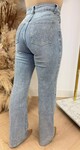 WIDE LEG GLITTER POCKET JEANS 3015 DENIMBLUE