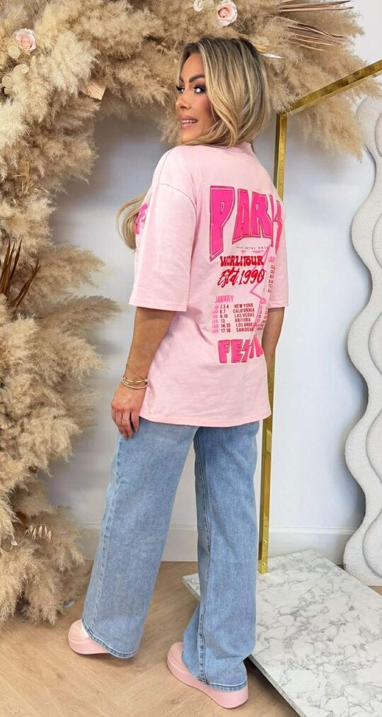 PARIS FESTIVAL T SHIRT 2665 PINK