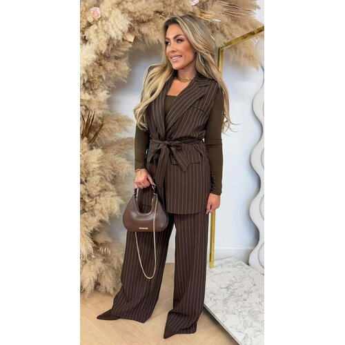 ESME GILET LUS SET CHOCO