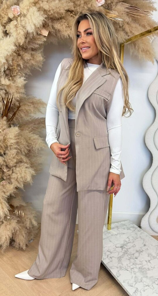 ESME GILET LUS SET BEIGE