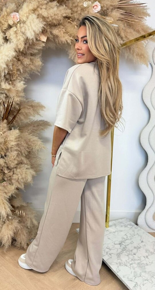 LUCA SPLIT 2 PIECE SET BEIGE