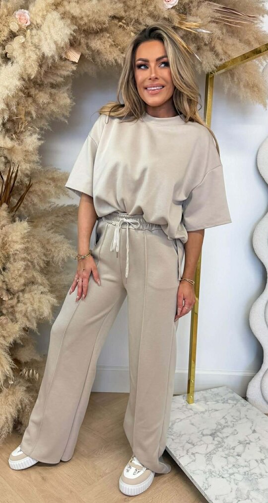 LUCA SPLIT 2 PIECE SET BEIGE