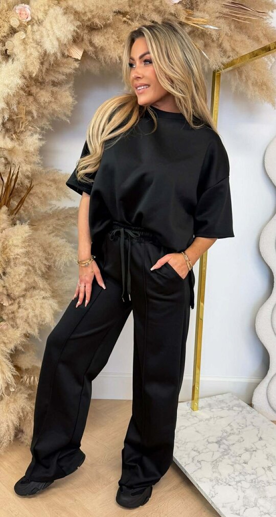 LUCA SPLIT 2 PIECE SET BLACK