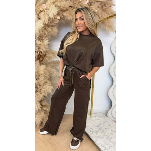 LUCA SPLIT 2 PIECE SET CHOCO