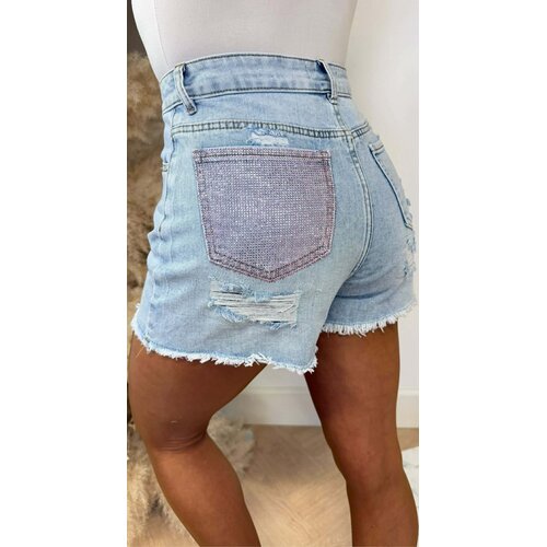 BESTSELLER PINK POCKET SHORT 1552 BLUE/PINK