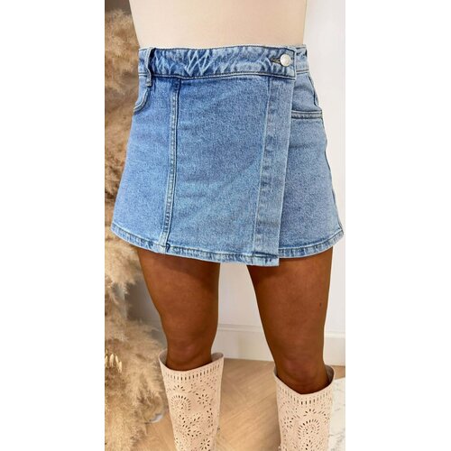 DENIM STRETCH SKORT 0082-1 DENIMBLUE