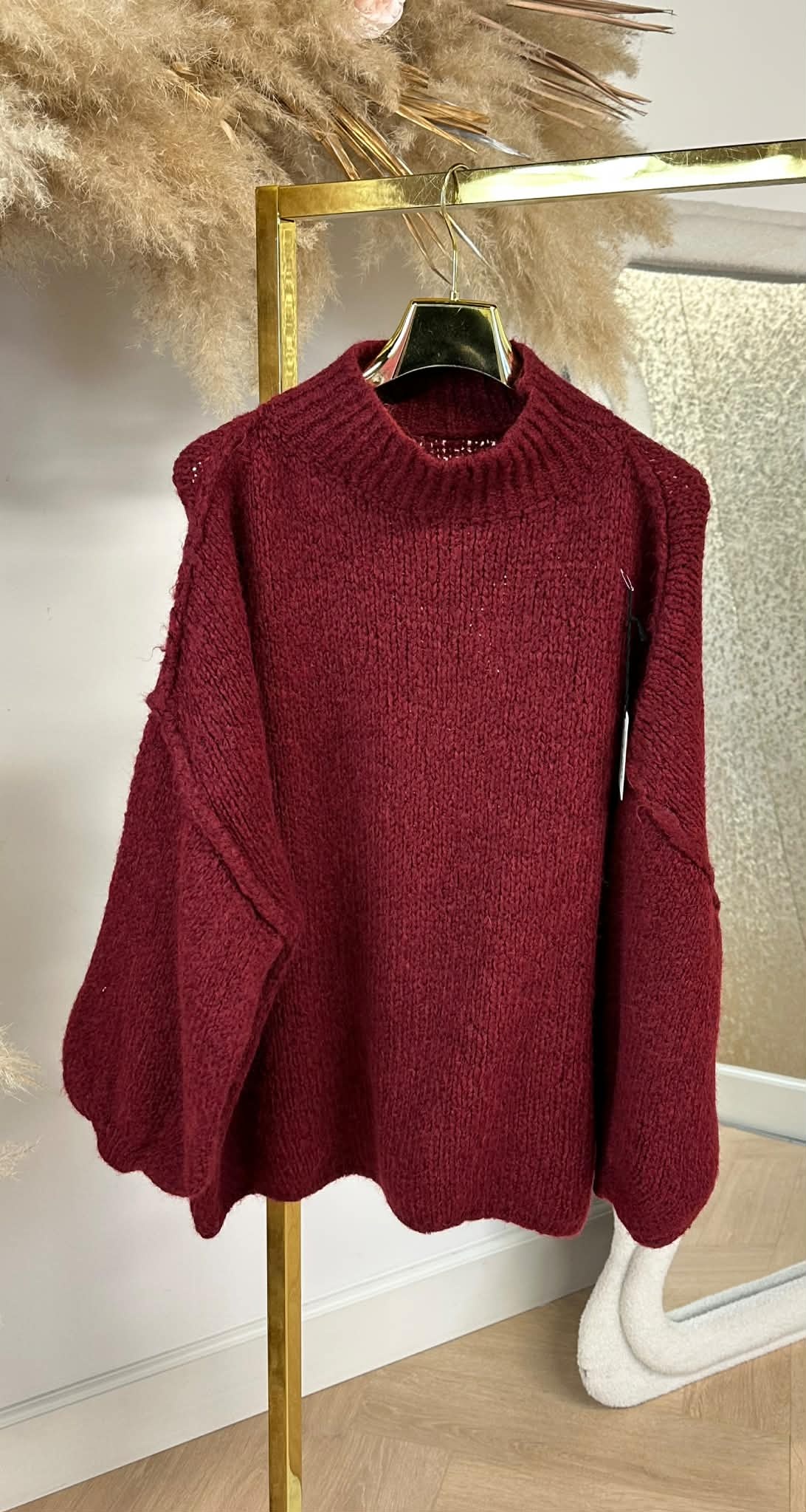 LOVIKA STIKSEL SWEAT BORDEAUX