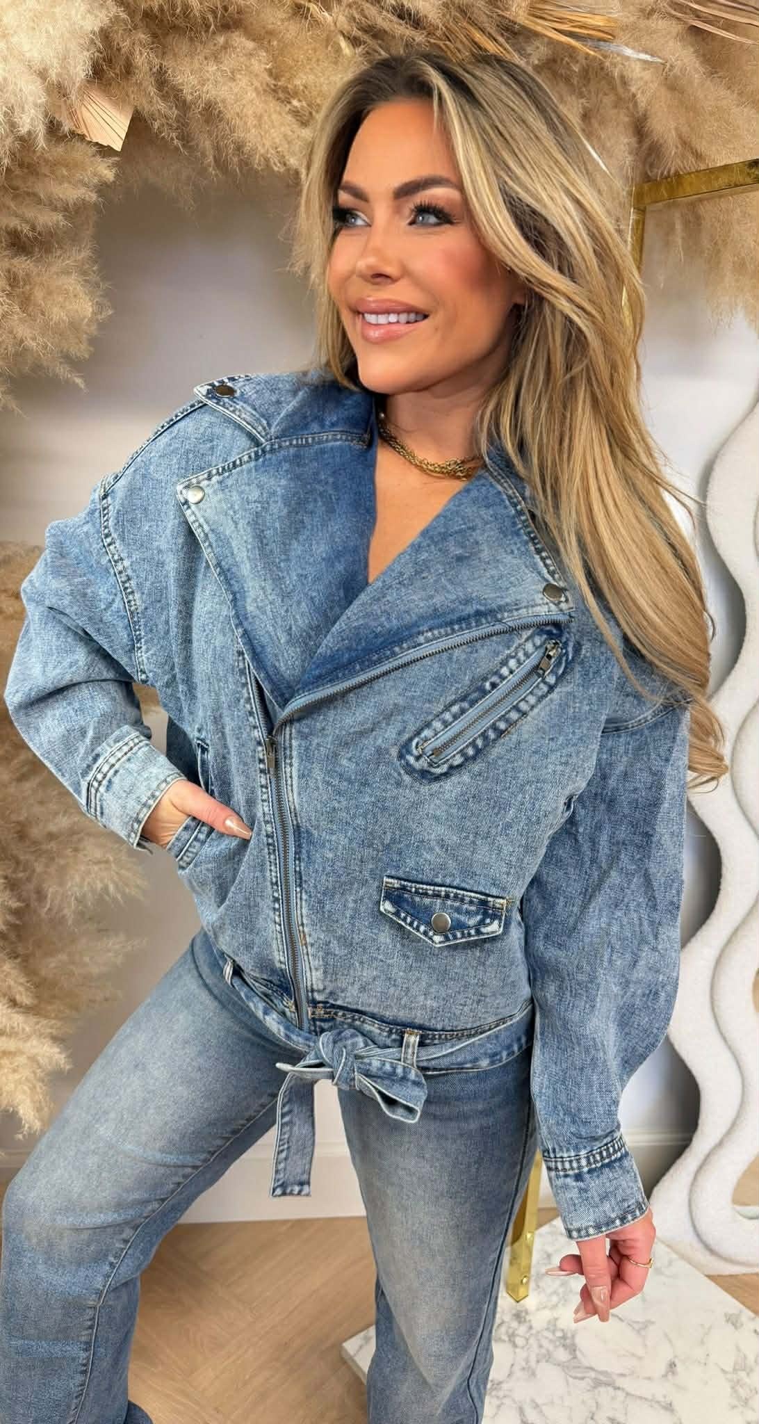 ZIP MUSTHAVE DENIM JACKET 10636 JEANSBLUE