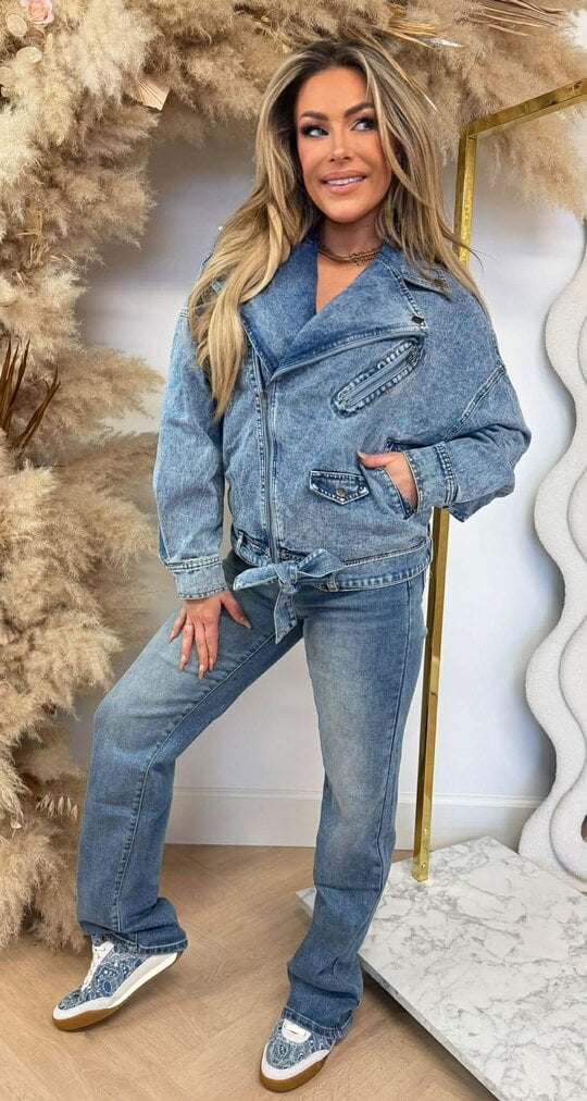 ZIP MUSTHAVE DENIM JACKET 10636 JEANSBLUE