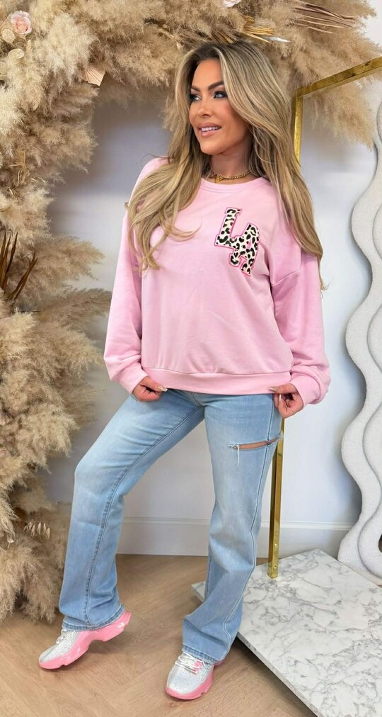 PANTER LA SWEAT LIGHTPINK