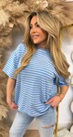 PERFECT STRIPE TEE BLUE