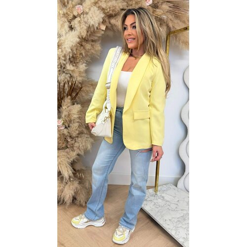 BASIC BLAZER YELLOW