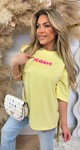 ICONIC TEE * L * YELLOW
