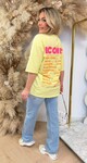 ICONIC TEE * L * YELLOW