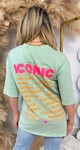 ICONIC TEE * L * MINT