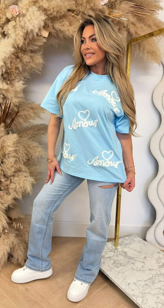 AMOUR TEE R7457 ICEBLUE