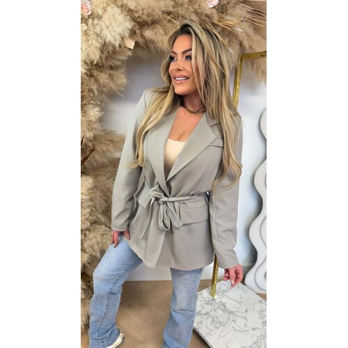 KIANA POCKET LUS BLAZER TAUPE