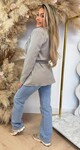 KIANA POCKET LUS BLAZER TAUPE