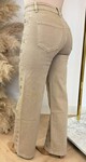 CIRCLE SPARKLE WIDE JEANS JEANS 6770G BEIGE