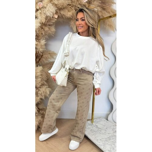 ISABEL CROPPED SWEAT OFFWHITE