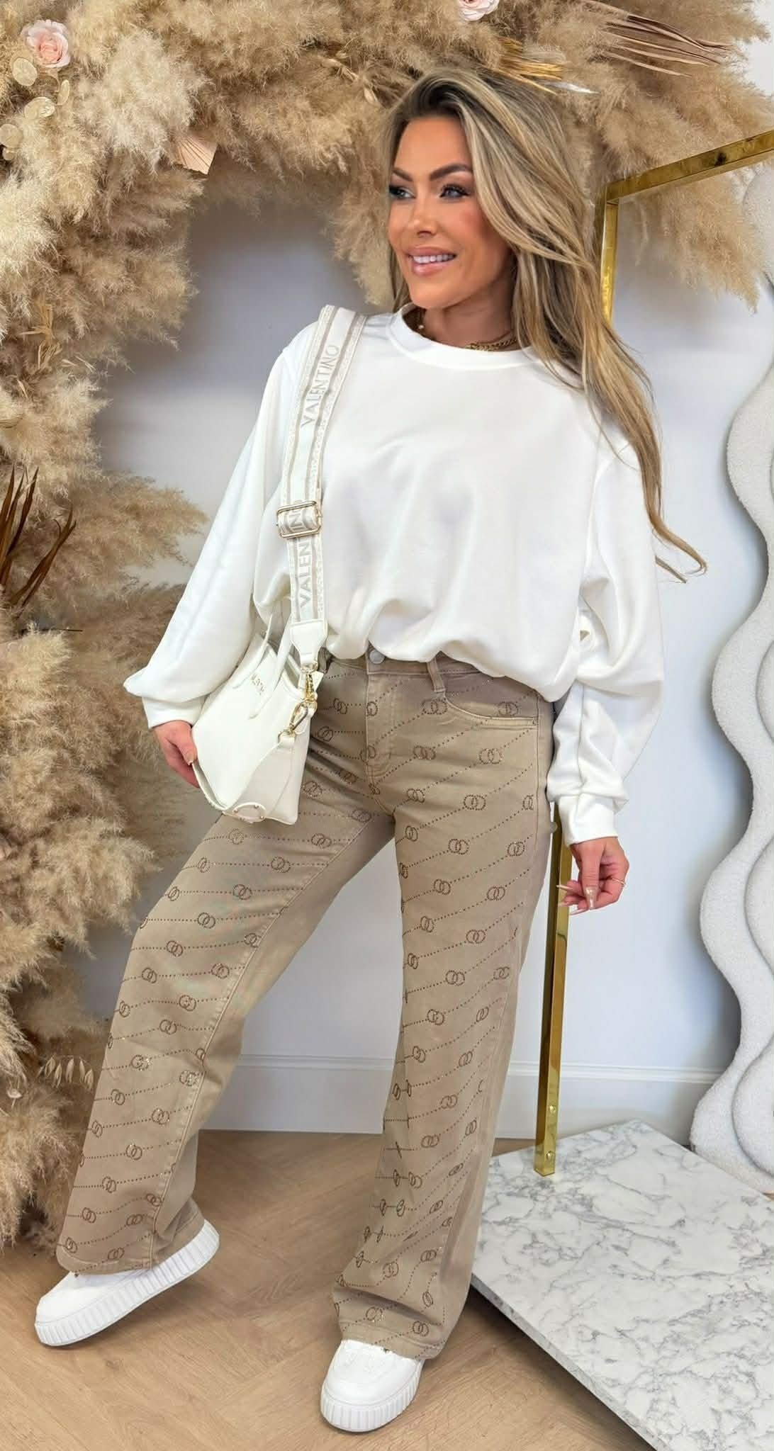 ISABEL CROPPED SWEAT OFFWHITE