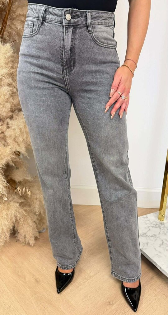 BEST STRAIGHT FIT JEANS 0067-7 GREY