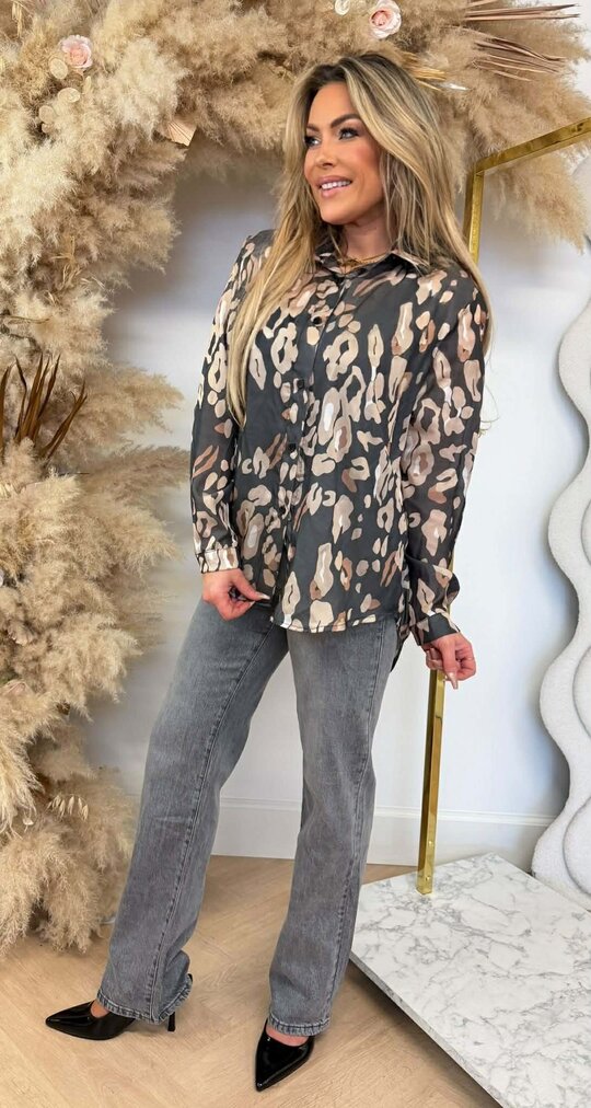 PATRICIA LEO BLOUSE BLACK