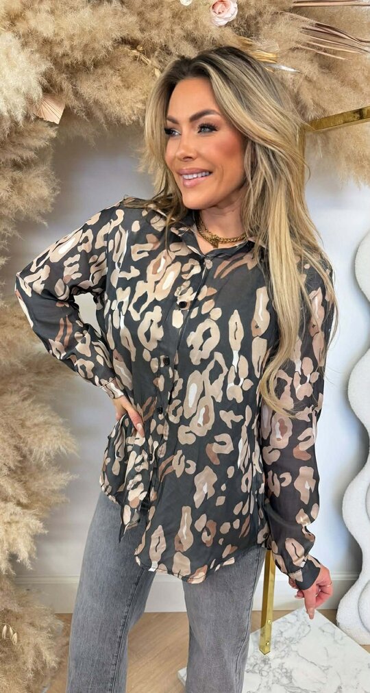 PATRICIA LEO BLOUSE BLACK