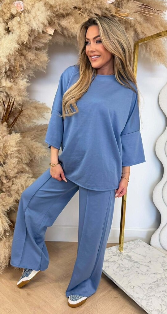 SARAH 2 PIECE SET DENIMBLUE