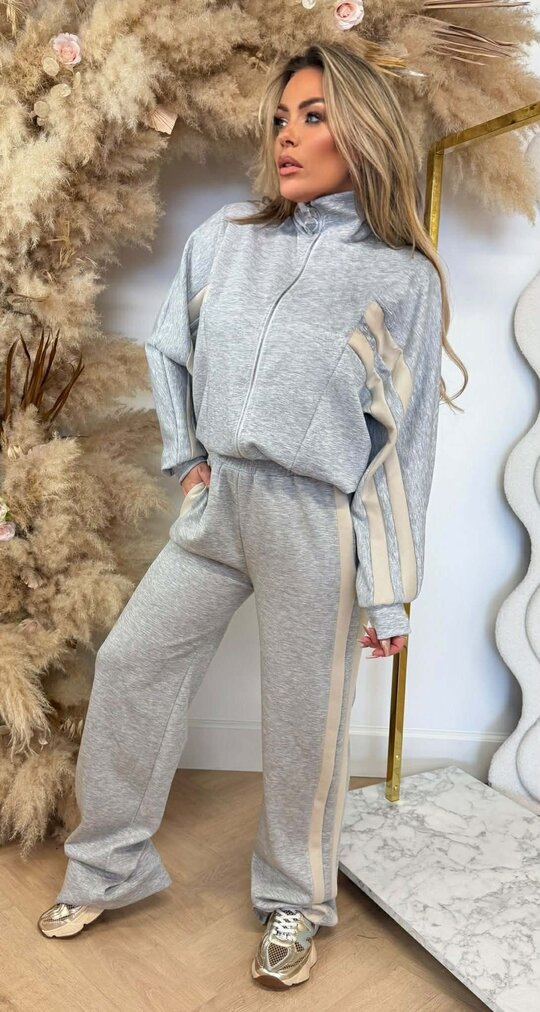 ELIN STRIPE SET GREY