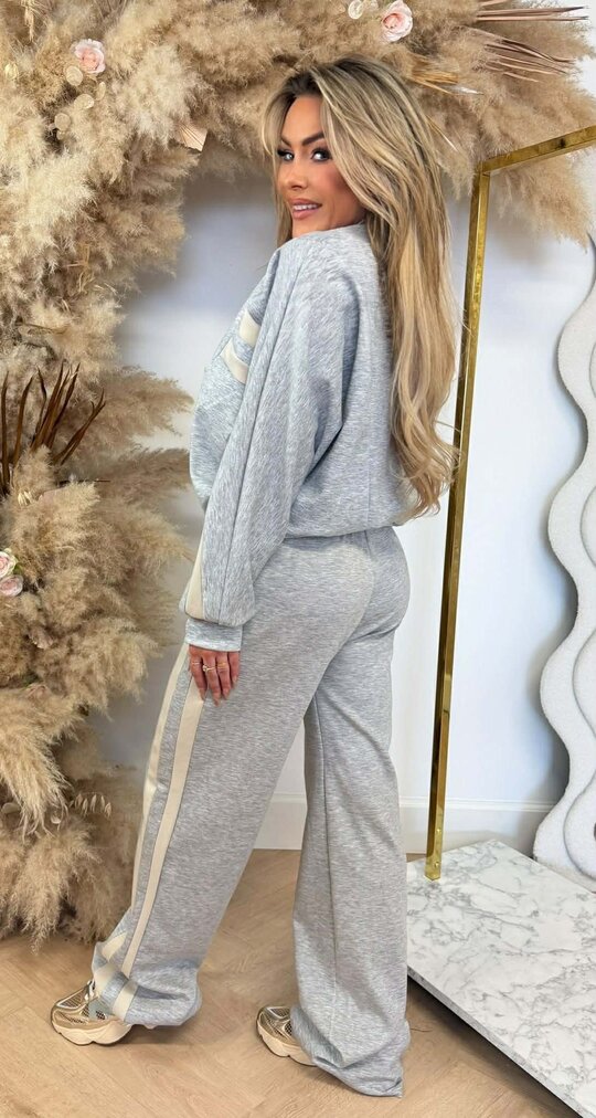 ELIN STRIPE SET GREY