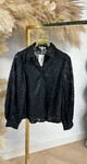 SEQUIN GLITTER BLOUSE 2752 BLACK