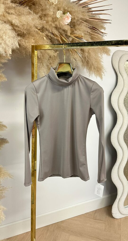 KOL BASIC LONG SLEEVE TAUPE