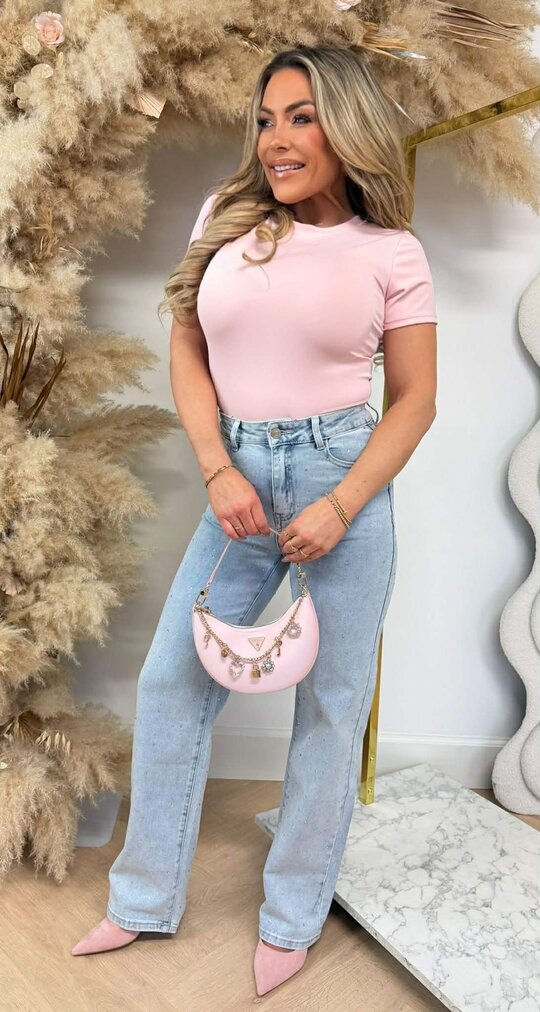 LOTTE SHORT SLEEVE BODY PINK