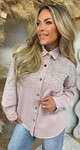 DIAMOND DENIM BLOUSE 3909 LIGHTPINK