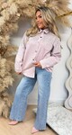 DIAMOND DENIM BLOUSE 3909 LIGHTPINK