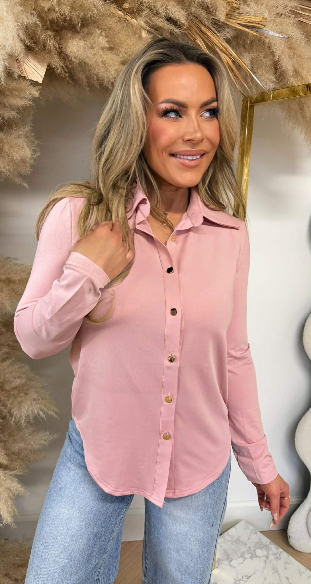 BY SWAN TRAVEL BLOUSE 6658 OLDPINK