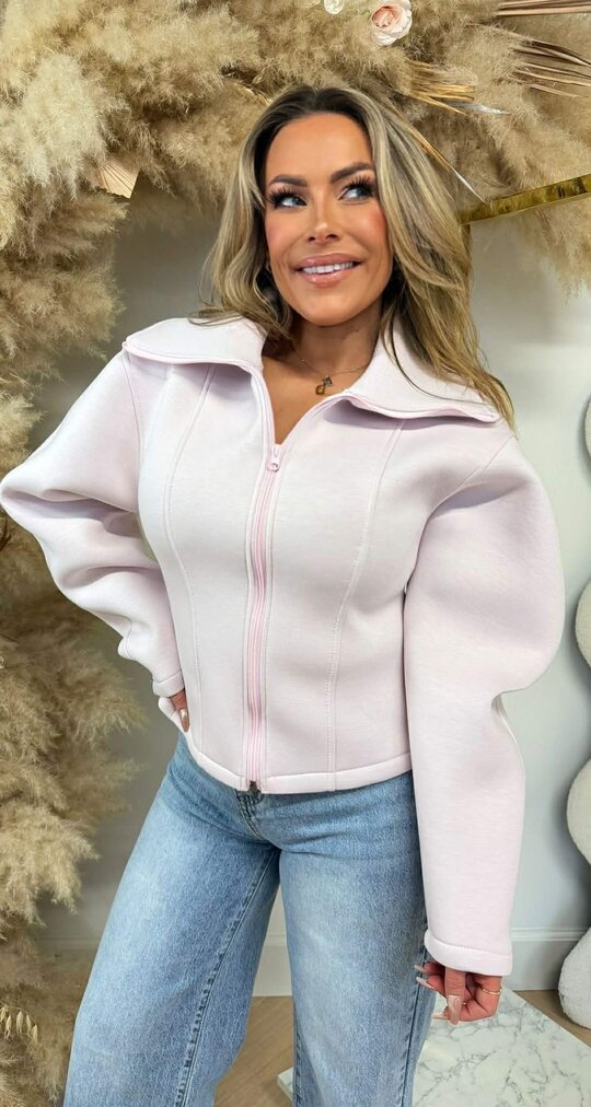 JOYCE KRAAG ZIP JACKET LIGHTPINK