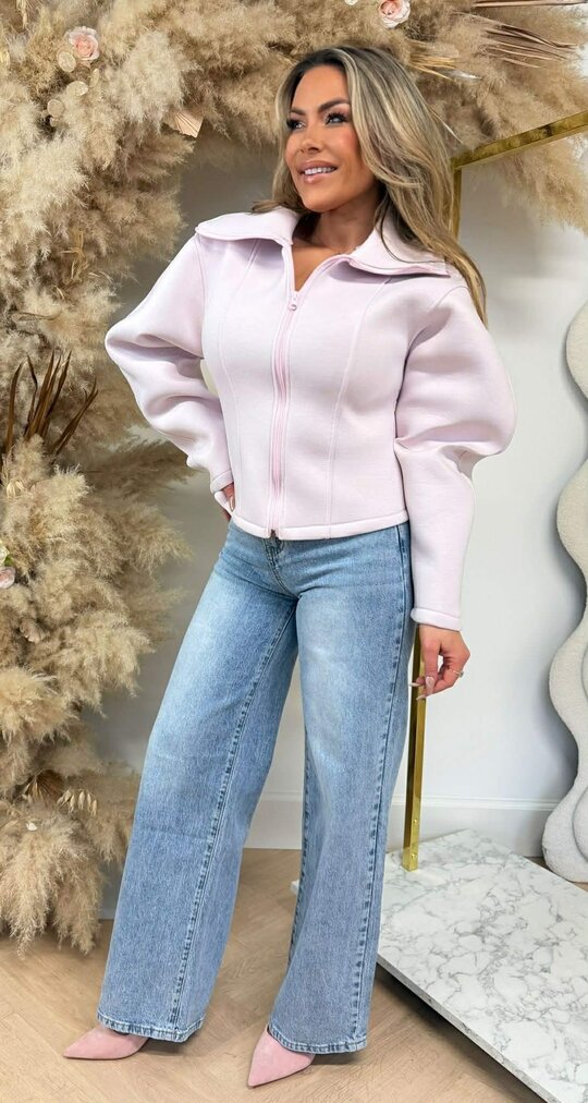 JOYCE KRAAG ZIP JACKET LIGHTPINK