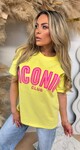 ICONIC CLUB TEE 8011516 YELLOW