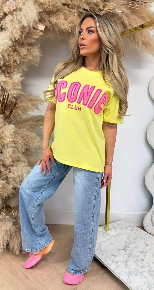 ICONIC CLUB TEE 8011516 YELLOW