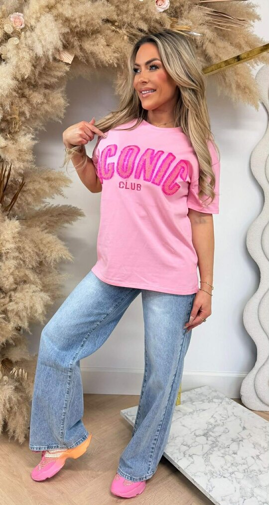ICONIC CLUB TEE 8011516 PINK