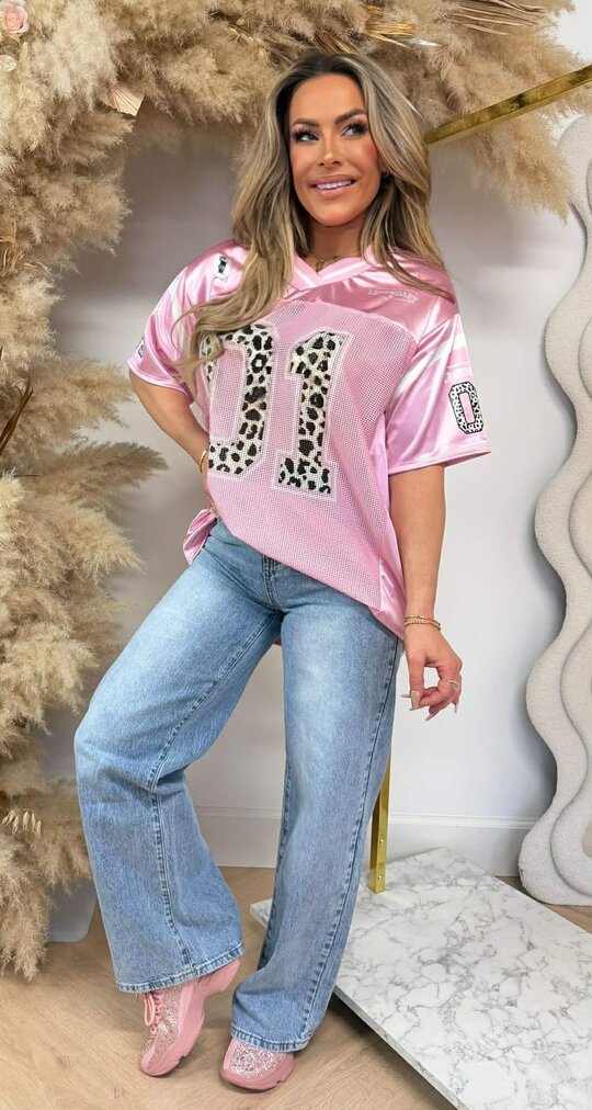 LEGENDARY 01 BASEBALL TEE LIGHTPINK