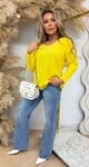 MINDY SOFT V TOP YELLOW