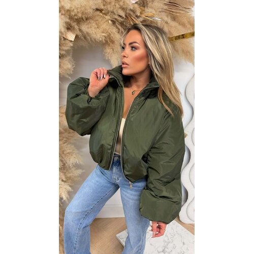 OVERSIZED PUFFER BOMBERJACKET ARYMGREEN