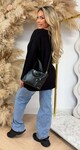 KIMMY SOFT LONG TOP BLACK